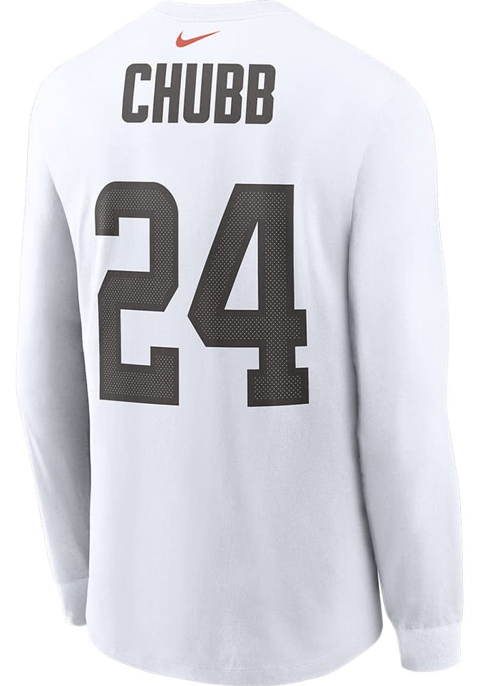 Nick Chubb Shirt, Cleveland Football Men's Cotton T-Shirt