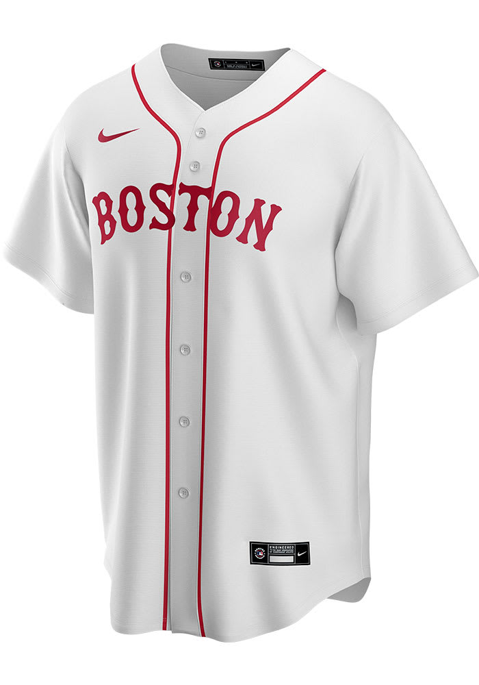 Boston Red Sox Mens Nike Replica Alternate Jersey - White