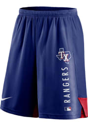 Nike Texas Rangers Mens Blue Dry Short Shorts