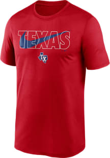 Nike Texas Rangers Red City Swoosh Legend Short Sleeve T Shirt