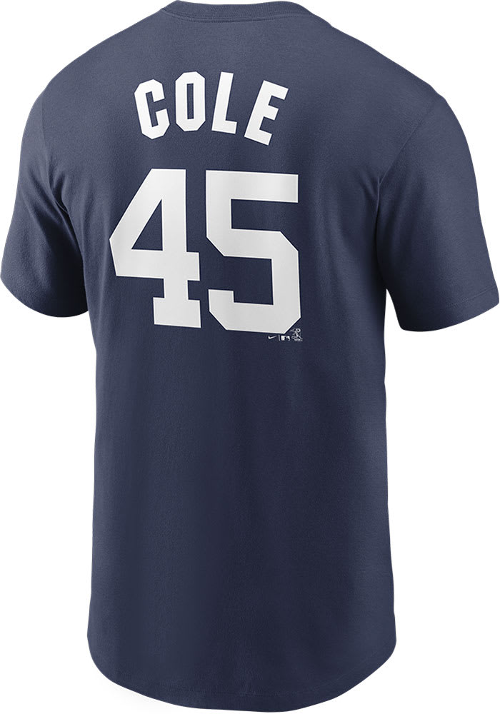 Nike New York Yankees Navy Blue Wordmark Short Sleeve T Shirt