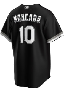 Yoan Moncada Chicago White Sox Mens Replica Alt Jersey - Black