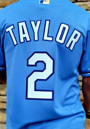 Michael Taylor Kansas City Royals Mens Replica Alt Replica Jersey - Light Blue