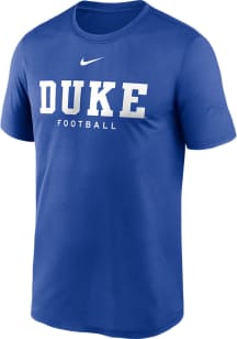 Nike Duke Blue Devils Blue Legend Short Sleeve T Shirt