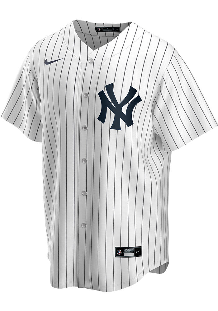 New York Yankees Mens Nike Replica Home Replica Jersey - White