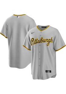 Pittsburgh Pirates Mens Nike Replica Away Jersey - Grey