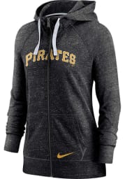 Nike Pittsburgh Pirates Womens Black Vintage Long Sleeve Full Zip Jacket