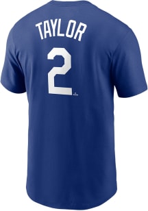 Michael Taylor Kansas City Royals Blue Name And Number Short Sleeve Player T Shirt