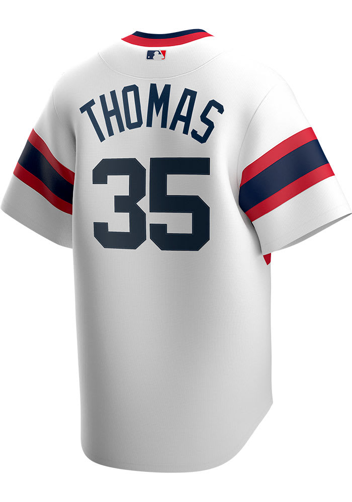 Frank Thomas Chicago White Sox Mens Replica 2020 Throwback Jersey - White