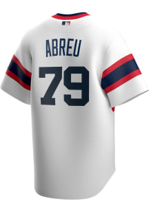 Jose Abreu Chicago White Sox Mens Replica 2020 Throwback Jersey - White