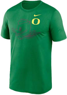 Nike Oregon Ducks Green Legend Short Sleeve T Shirt