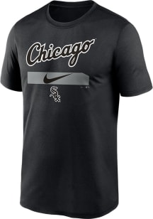 Nike Chicago White Sox Black Icon Legend Short Sleeve T Shirt