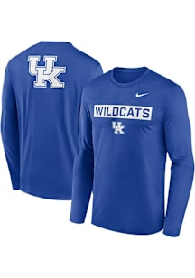 Nike Kentucky Wildcats Blue Legend Two Hit Long Sleeve T-Shirt