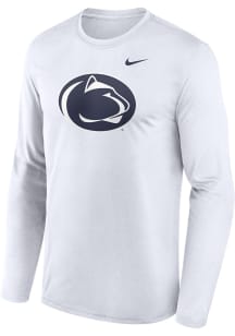 Mens Penn State Nittany Lions White Nike Legend Long Sleeve T-Shirt