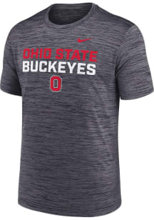 Ohio State Buckeyes Black Nike Velocity Short Sleeve T Shirt
