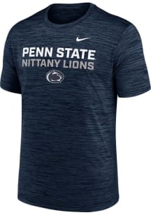 Penn State Nittany Lions Navy Blue Nike Velocity Short Sleeve T Shirt