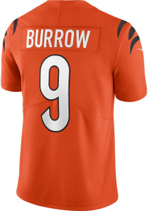 Joe Burrow Nike Cincinnati Bengals Mens Orange Alternate Limited Football Jersey