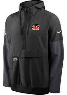 Nike Cincinnati Bengals Mens Black Sideline Anorak Pullover Jackets