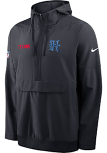 Nike Houston Texans Mens Navy Blue Alternate Sideline Anorak Pullover Jackets