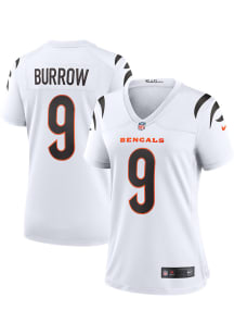 Joe Burrow  Nike Cincinnati Bengals Womens White Road Game Football Jersey