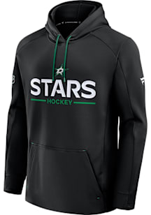 Dallas Stars Mens Black Authentic Pro Rink Poly Hood