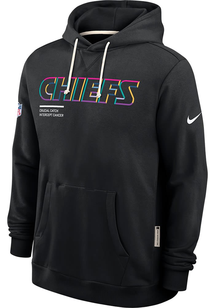 Nike Kansas City Chiefs Mens BLACK Crucial Catch Hoodie - 173227175