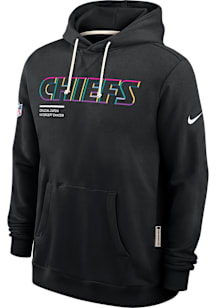 Nike Kansas City Chiefs Mens Black Crucial Catch Long Sleeve Hoodie