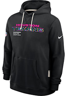 Nike Houston Texans Mens Black Crucial Catch Long Sleeve Hoodie