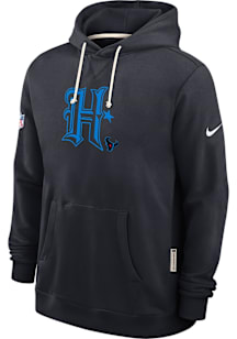 Nike Houston Texans Mens Navy Blue Alternate Sideline Long Sleeve Hoodie