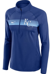 Nike KC Royals Womens Blue Element 1/4 Zip Pullover