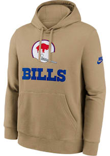 Nike Buffalo Bills Mens Tan Rewind Club Long Sleeve Hoodie
