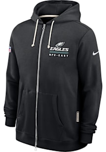 Nike Philadelphia Eagles Mens Black Sideline Long Sleeve Full Zip Jacket