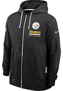 Nike Pittsburgh Steelers Mens Black Sideline Long Sleeve Full Zip Jacket