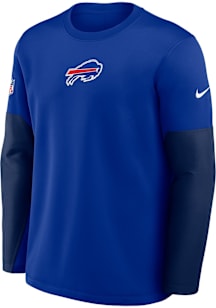 Nike Buffalo Bills Mens Blue Sideline Long Sleeve Sweatshirt