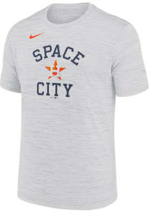 Nike Houston Astros White Velocity Team Phrase Short Sleeve T Shirt