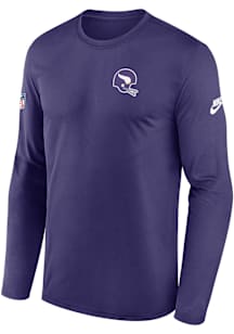 Nike Minnesota Vikings Purple Sideline Long Sleeve T-Shirt