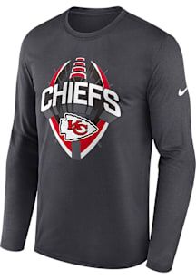Nike Kansas City Chiefs Anthracite Legend Long Sleeve T-Shirt