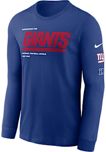 Nike New York Giants Navy Blue Legend Long Sleeve T Shirt