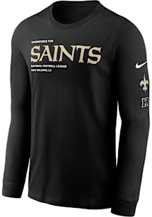 Nike New Orleans Saints Black Legend Long Sleeve T Shirt