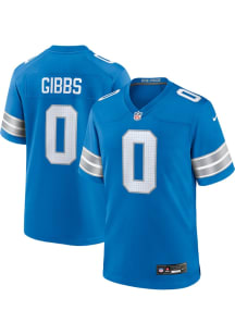 Jahmyr Gibbs  Nike Detroit Lions Blue Home Football Jersey