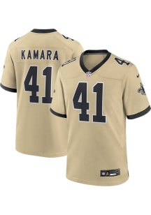 Alvin Kamara  Nike New Orleans Saints Gold Alt Game Football Jersey