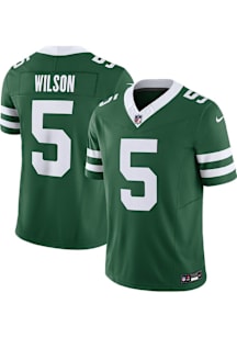 Garrett Wilson Nike New York Jets Mens Green Home Limited Football Jersey