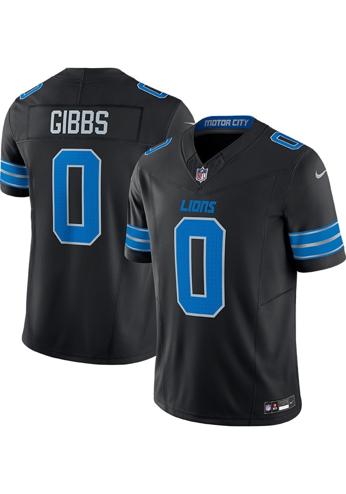 Jahmyr Gibbs Detroit Lions Mens BLACK Alt Limited Football Jersey