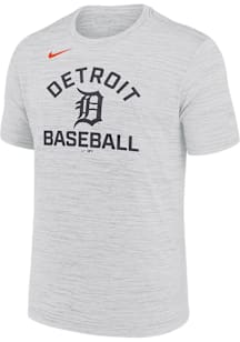 Nike Detroit Tigers White Team City Velocity Short Sleeve T Shirt