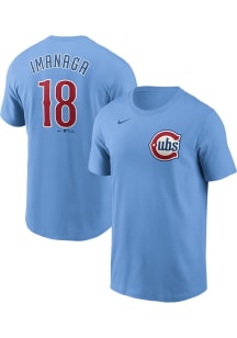 Shota Imanaga Chicago Cubs Light Blue Alt Short Sleeve Player T Shirt