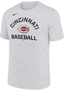 Nike Cincinnati Reds White Team City Velocity Short Sleeve T Shirt