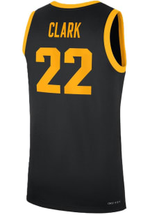 Caitlin Clark Mens Black Iowa Hawkeyes Player Replica Basketball Jersey