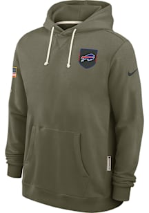 Nike Buffalo Bills Mens Green Salute to Service Long Sleeve Hoodie
