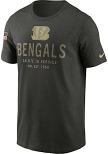 Nike Cincinnati Bengals Green Salute to Service Short Sleeve T Shirt