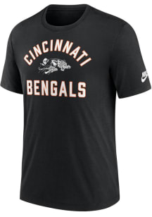 Nike Cincinnati Bengals Black Rewind Triblend Short Sleeve Fashion T Shirt